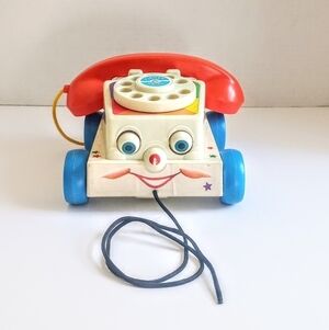 Vtg Fisher Price chatter telephone